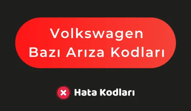 Volkswagen-Ariza-Kodlari-ve-Anlamlari